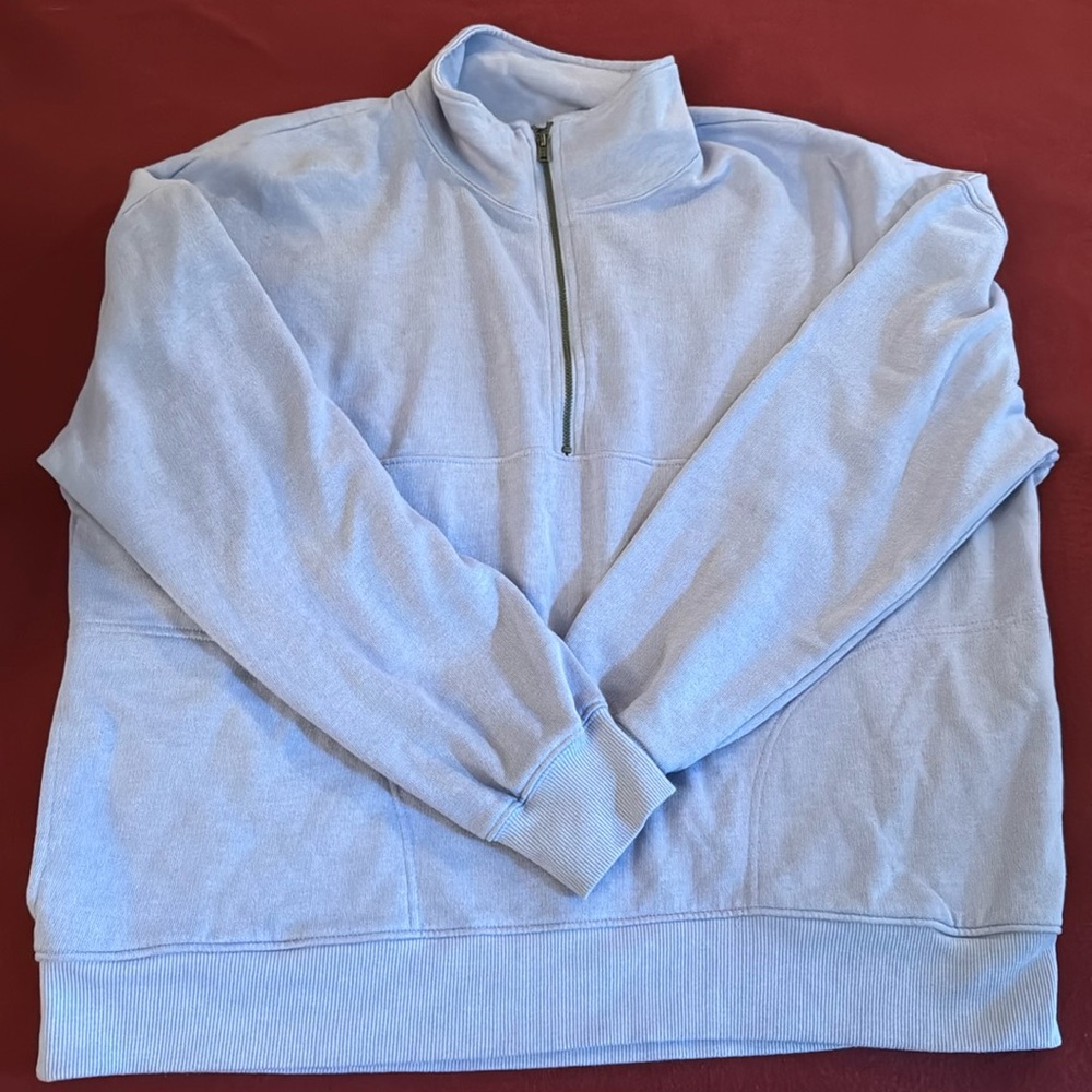Purple SO half zip The Lounge Life Tunic